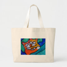 Abrazos del gato bolsa de mano