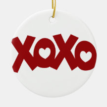 Abrazos y amor y corazones de los besos adorno de navidad