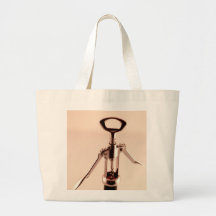 Abrelatas del vino bolsa lienzo