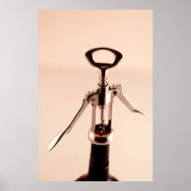 Abrelatas del vino posters