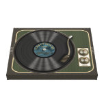Abrigo de la lona del jugador de disco de vinilo d impresión en lona estirada