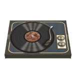 Abrigo de la lona del jugador de disco de vinilo d impresion en lona