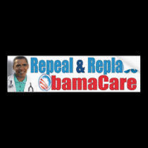 ABROGUE y SUBSTITUYA OBAMACARE pegatinas de parachoque