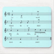 Abschieds Mousepad
