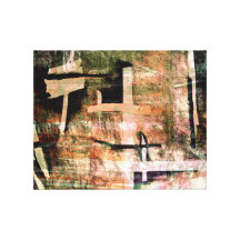 Abstracción Lienzo Envuelto Para Galerias