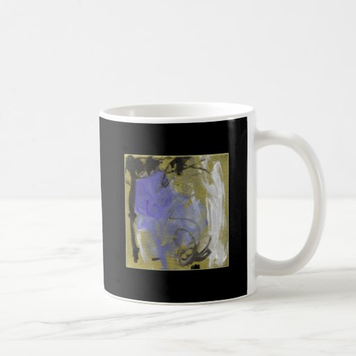 Abstract blue kaffeehaferl