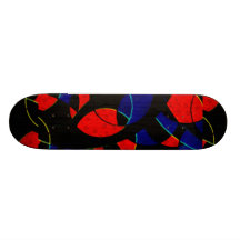 Abstract Curves Skateboard