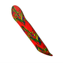 Abstract waves skateboarddecks