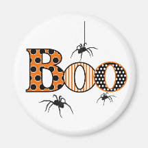 ABUCHEO con las arañas Halloween Imán De Frigorifico