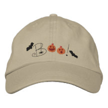 Abucheo de Halloween Gorra Bordada