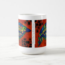 "Abucheo del chirrido" 15 onzas. Taza de Lara Kulp