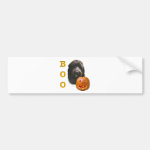 Abucheo el señalar Griffon Wirehaired Etiqueta De Parachoque