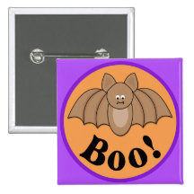 Abucheo Halloween del palo del dibujo animado Pins