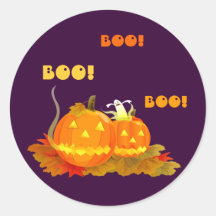 ¡Abucheo! Pegatinas de Halloween