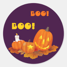 ¡Abucheo! Pegatinas de Halloween