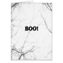 ¡Abucheo! Tarjeta de felicitación del feliz Hallow tarjetas