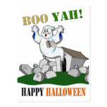 ¡Abucheo Yah! Postal del feliz Halloween