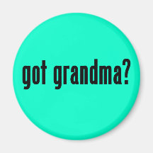 ¿abuela conseguida? imán de frigorifico
