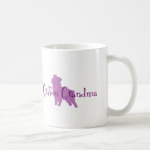 Abuela de Bruselas Griffon Tazas