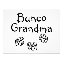 Abuela de Bunco Invitacion Personal