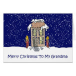 Abuela de las Felices Navidad Felicitaciones