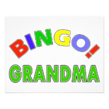 Abuela del bingo comunicado personalizado