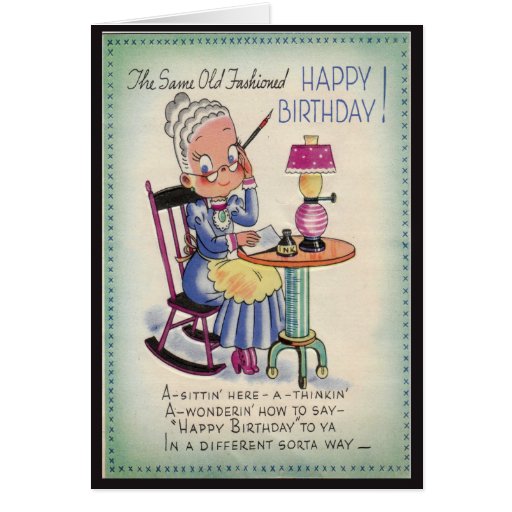 Abuela del cumpleaños tarjeta