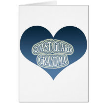 Abuela del guardacostas tarjetas