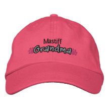 Abuela del mastín gorra de beisbol bordada