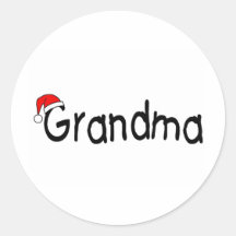 Abuela Etiquetas Redondas
