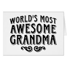 Abuela impresionante felicitaciones