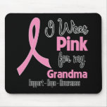 Abuela - llevo rosa - cáncer de pecho alfombrilla de ratón