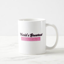 Abuela más grande del mundo (rosa) taza