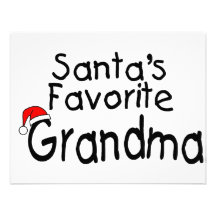 Abuela preferida 1 de Santas Invitacion Personalizada