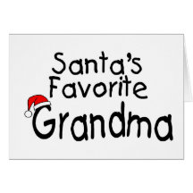 Abuela preferida 1 de Santas Tarjetón