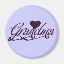 Abuela púrpura imán