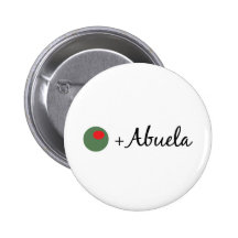 Abuela verde oliva pin