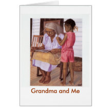 Abuela y yo tarjeta