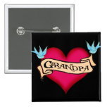 Abuelo - camisetas y regalos de encargo del tatuaj pin