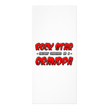 Abuelo de la estrella del rock… tarjetas publicitarias