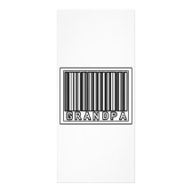 Abuelo del código de barras diseños de tarjetas publicitarias