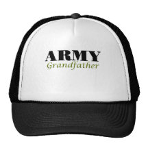 Abuelo del ejército (cursivo) gorros  