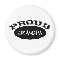 Abuelo orgulloso (negro) imanes by pb_grandparents Abuelo orgulloso (negro) imanes