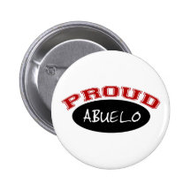 Abuelo orgulloso (negro y rojo) pin