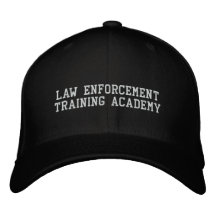ACADEMIA DE LA LEY ENFORCEMENTTRAINING GORRAS BORDADAS