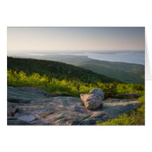 Acadia NP: alto en la montaña de Cadillac Tarjeton