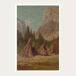 Acampamento indio en el valle de Yosemite (1189) posters