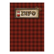 Acampando, Glamping, pesca, tarjeta del recinto de Comunicado Personalizado