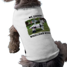 Acceso de la silla de ruedas de Hailey Westie Camiseta De Mascota