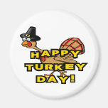 Acción de gracias feliz del día de Turquía Imanes De Nevera